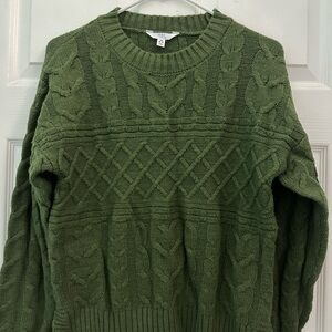 Time and Tru Green Crewneck Sweater